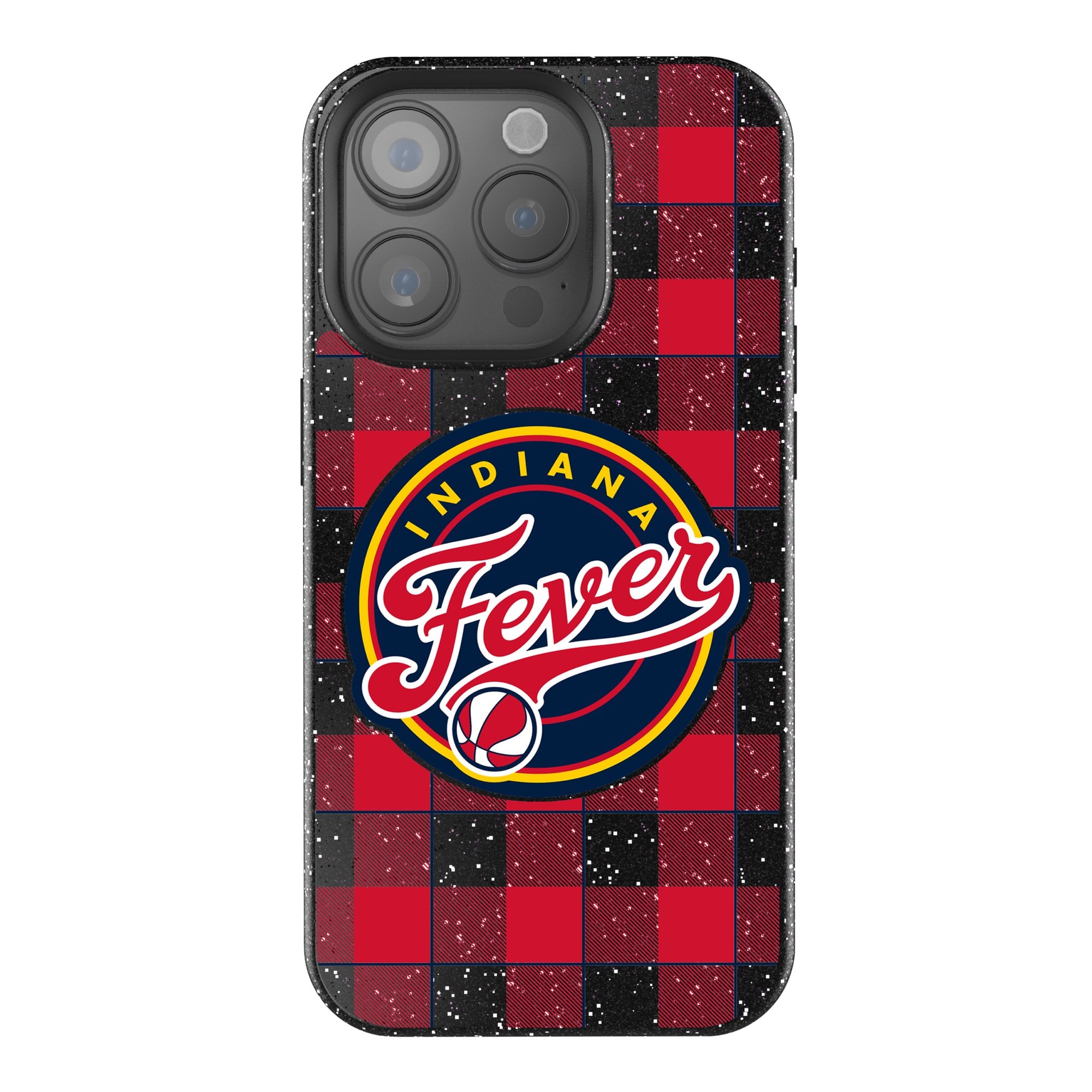 Indiana Fever Keyscaper Plaid Bling iPhone Case