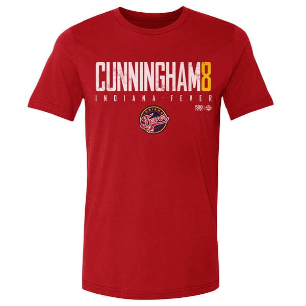 Sophie Cunningham Indiana Fever 500 Level Name & Number Elite T-Shirt - Red