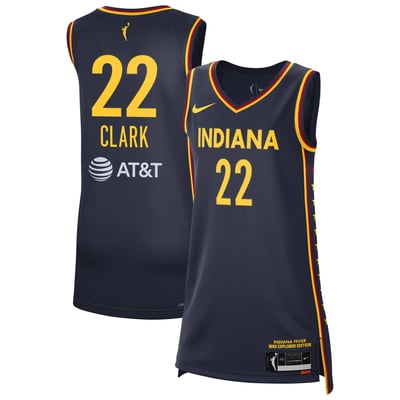 Caitlin Clark Indiana Fever Nike Unisex 2024 WNBA Draft Explorer Edition Victory Player Jersey - Navy