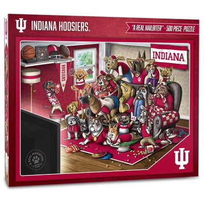 Indiana Hoosiers Fanpoint Purebred Fans 18'' x 24'' A Real Nailbiter 500-Piece Puzzle