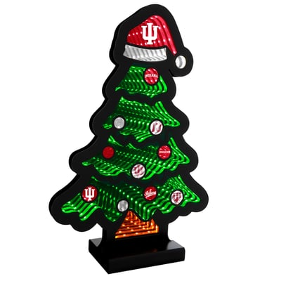 Indiana Hoosiers 12" Christmas Tree LED Infinity Light