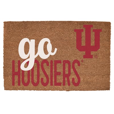 Indiana Hoosiers 20" x 30" Go Team Coir Door Mat
