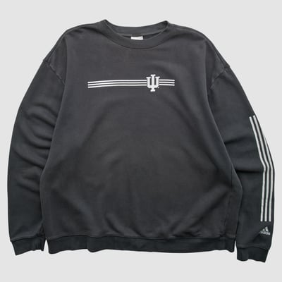 Indiana Hoosiers Adidas 2000s Long Sleeve T-shirt - Black - 3XL by Fanatics Real Vintage