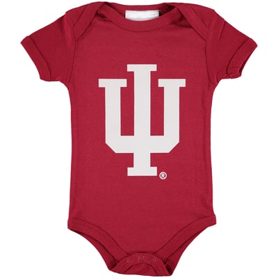 Indiana Hoosiers Two Feet Ahead Infant Big Logo Bodysuit - Crimson
