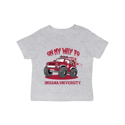 Indiana Hoosiers Vive La Fete Infant On My Way T-Shirt - Gray