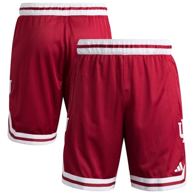 Indiana Hoosiers adidas Swingman Replica Basketball Shorts - Crimson
