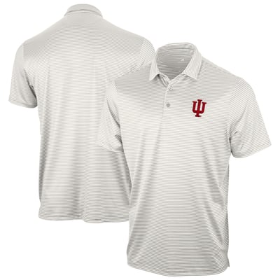 Indiana Hoosiers Antigua Eager Polo - Gray