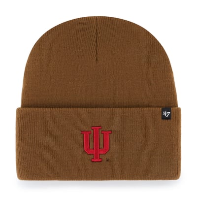 Indiana Hoosiers Carhartt x '47 Cuffed Knit Hat - Brown
