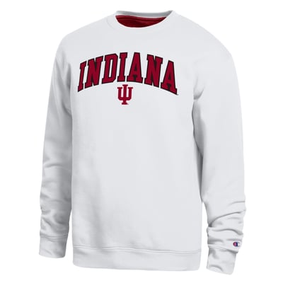  Indiana Hoosiers Champion Arch Sweatshirt - White