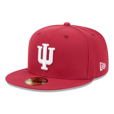 Indiana Hoosiers New Era Core 59FIFTY Fitted Hat - Crimson