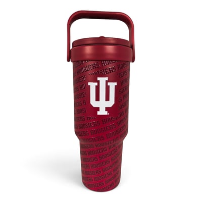 Indiana Hoosiers Pegasus 40oz. 5-D Logo Wordmark Stainless Steel ProCarry Tumbler