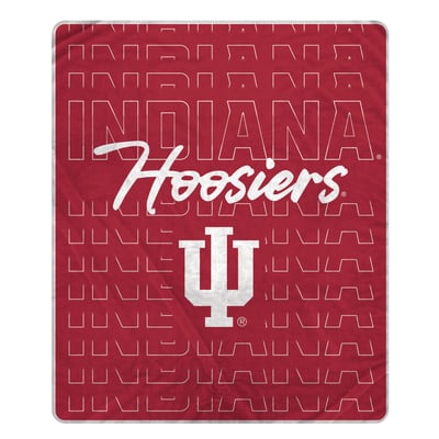 Indiana Hoosiers Pegasus Echo Script Fade 50" x 60" Ultra Soft Throw Blanket