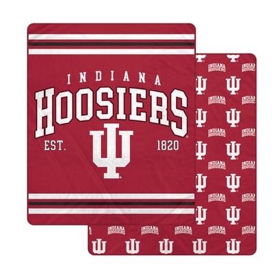 Indiana Hoosiers Pegasus Legacy Arch Double-Sided 60" x 70" Blanket