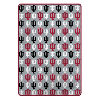 Indiana Hoosiers Pegasus Logo Roll Oversized 66" x 95" Ultra Cozy Blanket