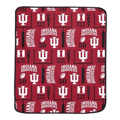 Indiana Hoosiers Pegasus Team Spirit 60" x 70" Ultra Soft Blanket