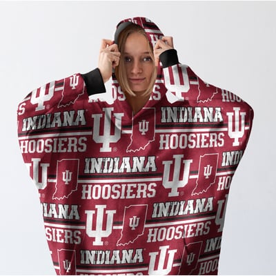 Indiana Hoosiers Pegasus Wave Ultra Soft Fan Cape