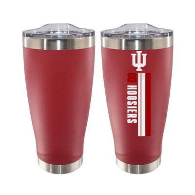 Indiana Hoosiers The Memory Company 20oz. Let's Go Stainless Steel Tumbler