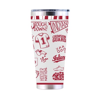 Indiana Hoosiers The Memory Company 30oz. Sketchpad Stainless Steel Tumbler