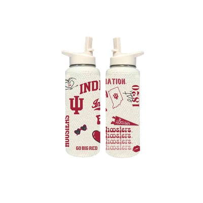 Indiana Hoosiers The Memory Company 34oz. Bling Quencher Bottle