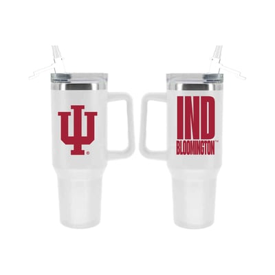 Indiana Hoosiers The Memory Company 40oz. Stainless Steel Tumbler with Flip Straw