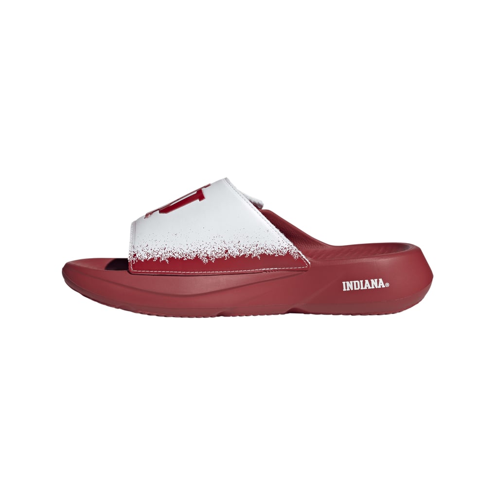 Indiana Hoosiers Lightblaze Slide Mens Size 12 Womens 13 Sandals Crimson Red Indiana Hoosiers adidas Unisex Lightblaze Slide Sandals  main image 2