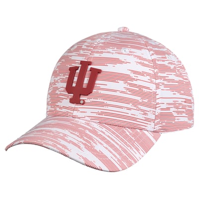 Indiana Hoosiers Ahead Unisex The Zone Adjustable Hat - Crimson/White
