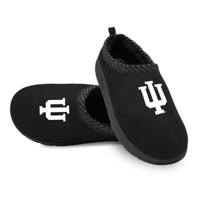 Indiana Hoosiers ISlide Unisex Primary Logo Mission Slippers - Black
