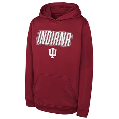 Indiana Hoosiers Outerstuff Youth Sack Party Performance Hoodie - Crimson