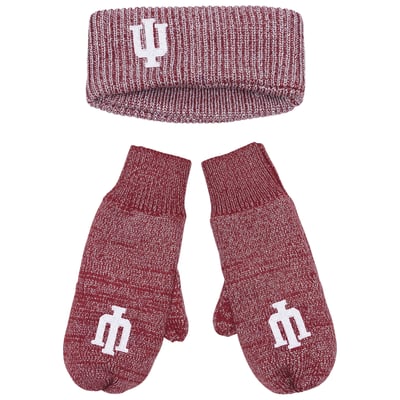Indiana Hoosiers ZooZatz Lurex Headband & Mittens Bundle