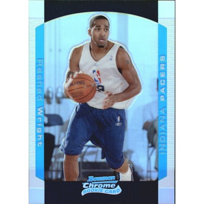 2004-05 Bowman Chrome Refractors #141 Rashad Wright
