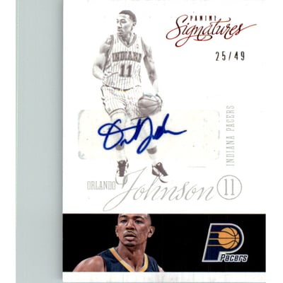 2012-13 Panini Signatures Red #31 Orlando Johnson/49