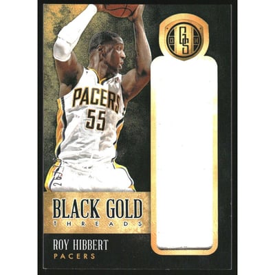 2013-14 Panini Gold Standard Black Gold Threads #32 Roy Hibbert/75