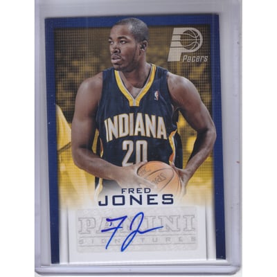 2013-14 Panini Insert Signatures #46 Fred Jones