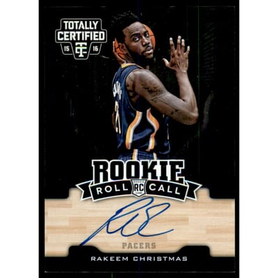 2015-16 Totally Certified Rookie Roll Call Autographs #RRCRC Rakeem Christmas