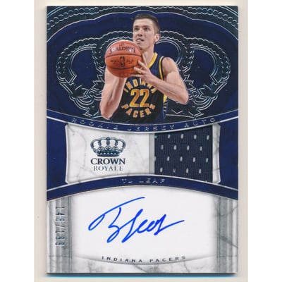 2017-18 Crown Royale Rookie Jersey Autographs #19 TJ Leaf