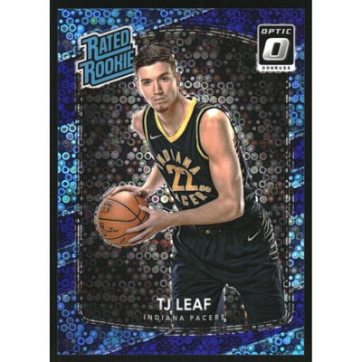 2017-18 Donruss Optic Fast Break Purple #183 TJ Leaf RR