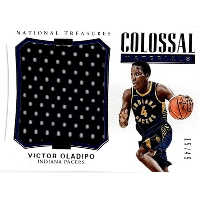 2017-18 Panini National Treasures Colossal Materials #31 Victor Oladipo/49