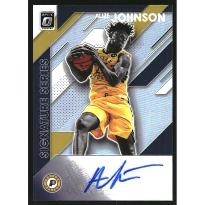 2019-20 Donruss Optic Signature Series Holo #5 Alize Johnson