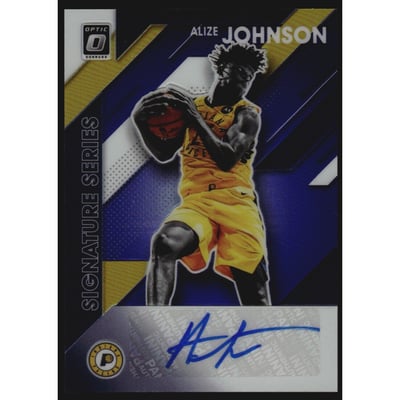 2019-20 Donruss Optic Signature Series Purple #5 Alize Johnson