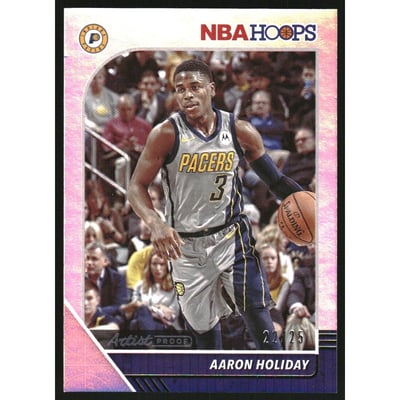 2019-20 Hoops Artist Proof #74 Aaron Holiday