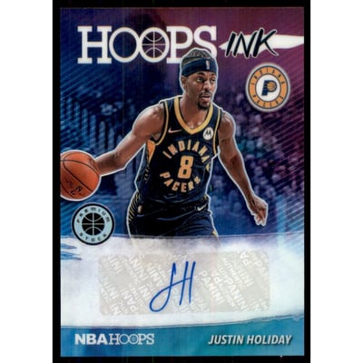 2019-20 Hoops Premium Stock Hoops Ink #18 Justin Holiday