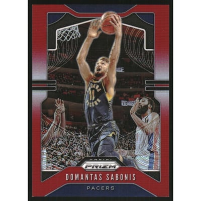 2019-20 Panini Prizm Prizms Red #215 Domantas Sabonis