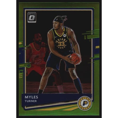 2020-21 Donruss Optic Lime Green #38 Myles Turner