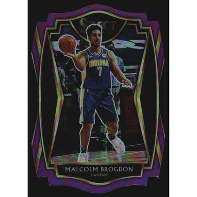 2020-21 Select Prizms Purple Die Cut #110 Malcolm Brogdon