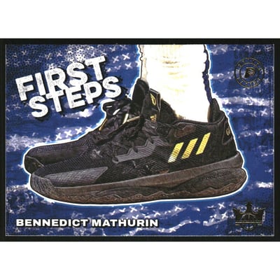 2022-23 Court Kings First Steps #6 Bennedict Mathurin