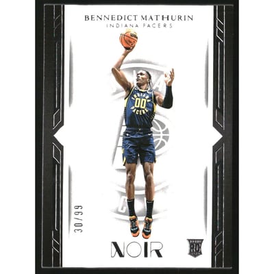 2022-23 Panini Noir #173 Bennedict Mathurin I