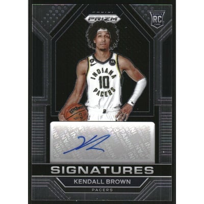 2022-23 Panini Prizm Rookie Signatures #11 Kendall Brown