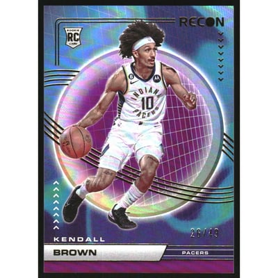 2022-23 Panini Recon Holo Purple #226 Kendall Brown