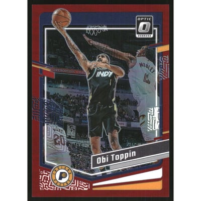 2023-24 Donruss Optic Red #17 Obi Toppin