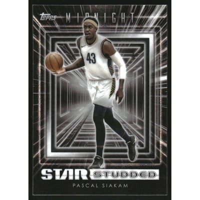 2023-24 Topps Midnight Star Studded Moon Beam #SS15 Pascal Siakam